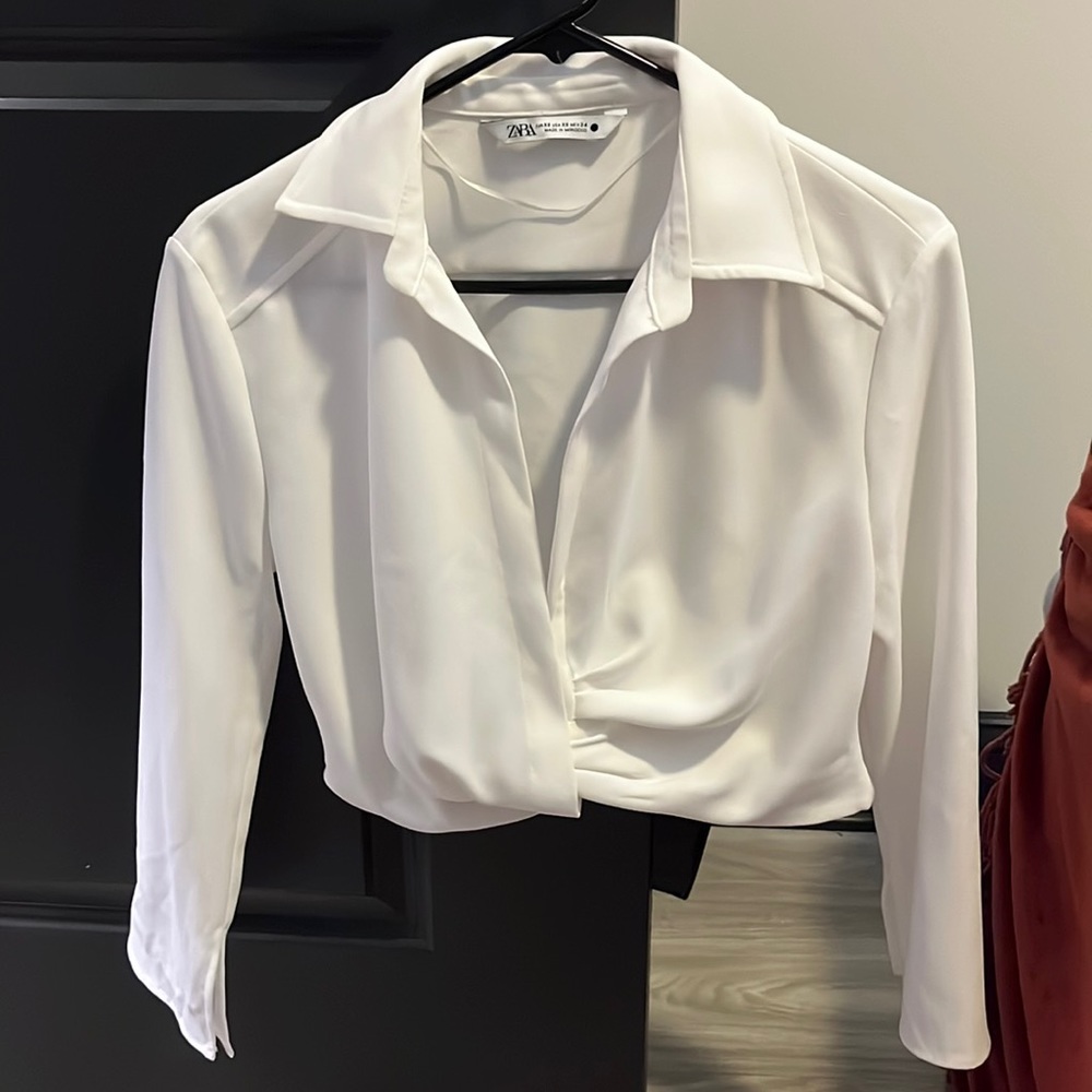Classy Zara White Top